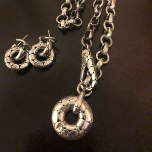 John Hardy Kali Necklace and Earring Set